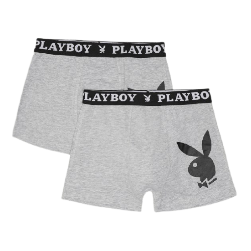 Набір з 2 труси-боксери Playboy ANNYA PLAYBOY BOXERSHORT сірий Чол S