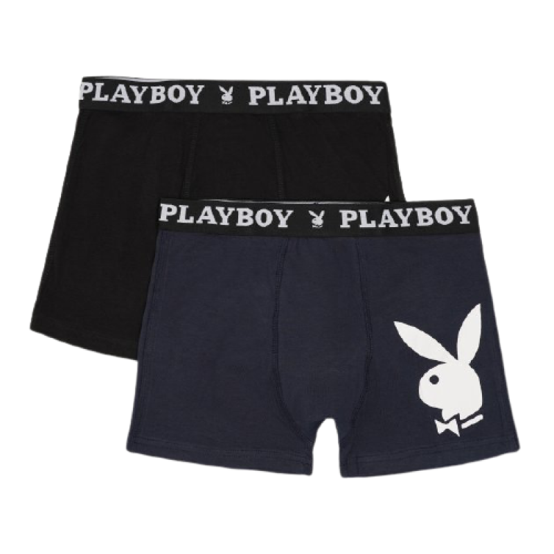 Набір з 2 труси-боксери Playboy ANNYA PLAYBOY BOXERSHORT чорний, синій Чол L