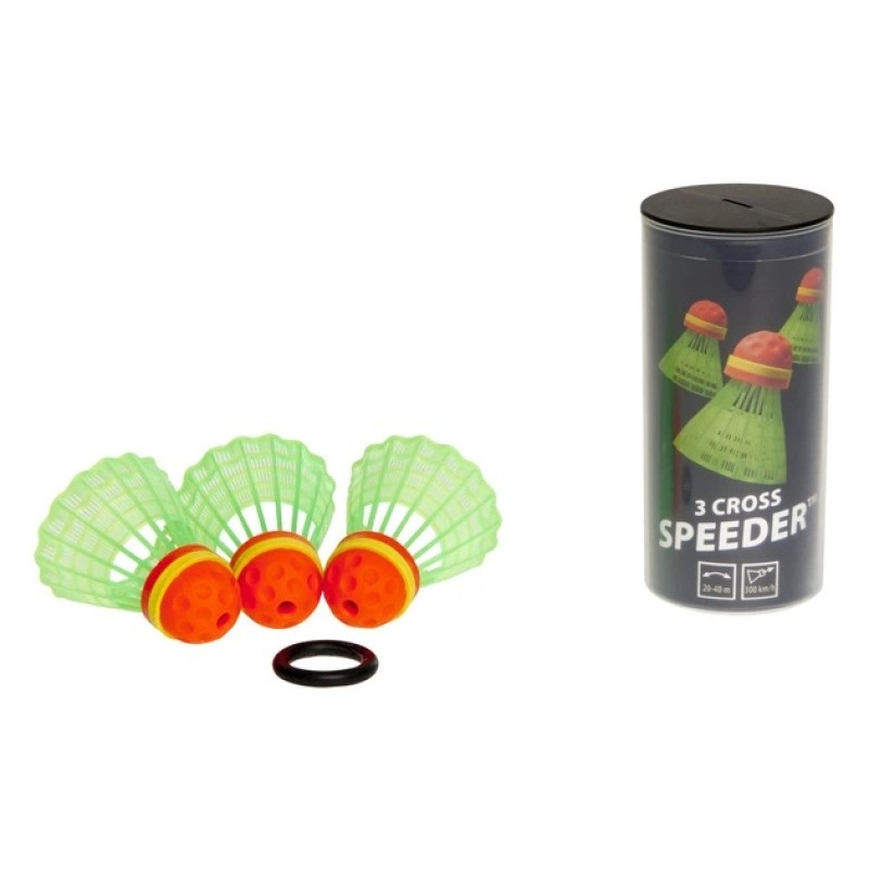 Набір воланів Speedminton Tube Crosspack 3 шт