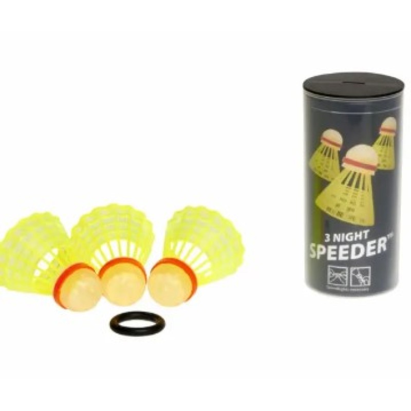 Набір воланів Speedminton Tube Nightpack 3 шт