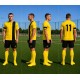 Футбольна форма X2 League (футболка+шорти), розмір M (жовтий/чорний)