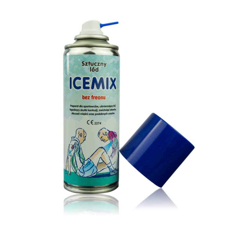 Охолоджуючий спрей "заморозка" спортивна ICEMIX "400мл. (Польща)