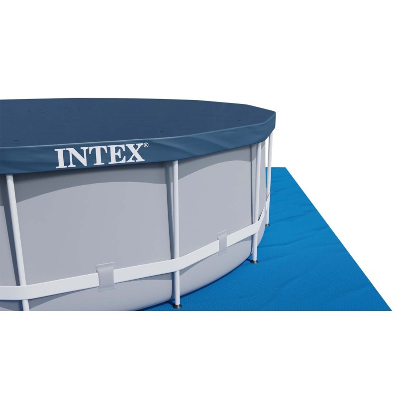 Басейн каркасний 21в1 INTEX 26732, 549 х 122 см, сірий
