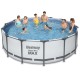 Басейн каркасний 18в1 Bestway 56438, 457 x 122 см + машина для створення бульбашок