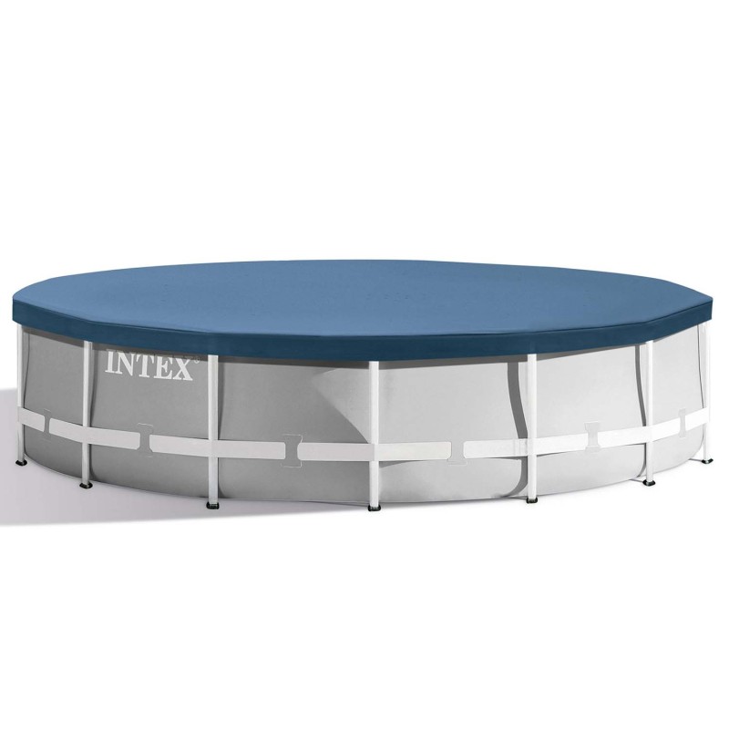 Басейн каркасний 21в1 INTEX 26720, 427 х 107 см + машина для створення бульбашок