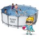 Басейн каркасний 18в1 Bestway 5618W, 396 x 122 см