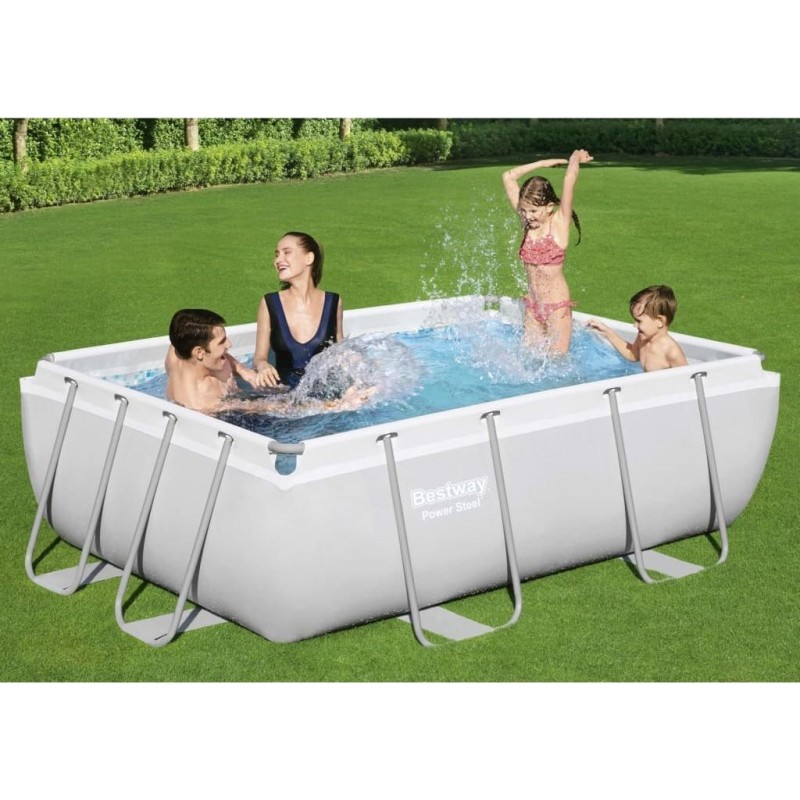 Басейн каркасний прямокутний 4в1 Bestway 56629, 282 x 196 x 84 см