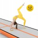Гімнастична доріжка мат надувний AirTrack 4FIZJO Air Track Mat 500 x 100 x 15 см White/Orange