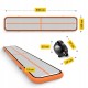 Гімнастична доріжка мат надувний AirTrack 4FIZJO Air Track Mat 500 x 100 x 15 см White/Orange