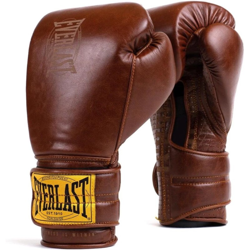 Боксерські рукавиці Everlast 1910 CLASSIC TRAINING GLOVE коричневий 16 унцій (P00002503)