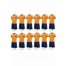 12 комплектів футбольної форми X2 "Start" (оранжевий/темно-синій) 12X2004OR/NB