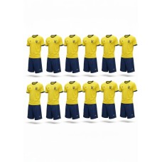 12 комплектів футбольної форми X2 "Start" (жовтий/темно-синій) 12X2004Y/NB