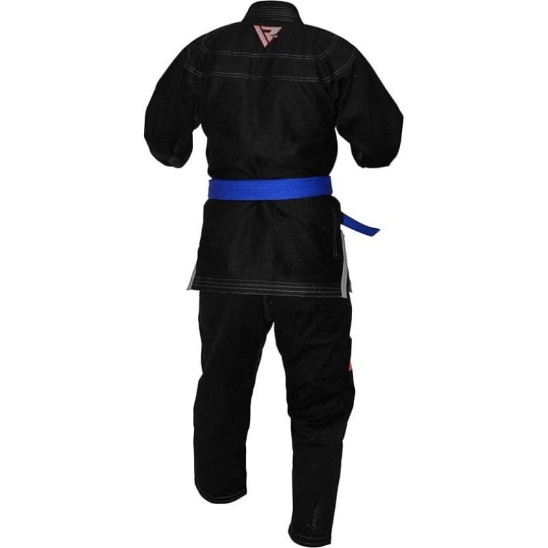 Костюм для бразильського джиу-джитсу RDX BRAZILIAN JIU-JITSU SUIT чорний A3 (BJJ-S1B)