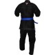 Костюм для бразильського джиу-джитсу RDX BRAZILIAN JIU-JITSU SUIT чорний A3 (BJJ-S1B)