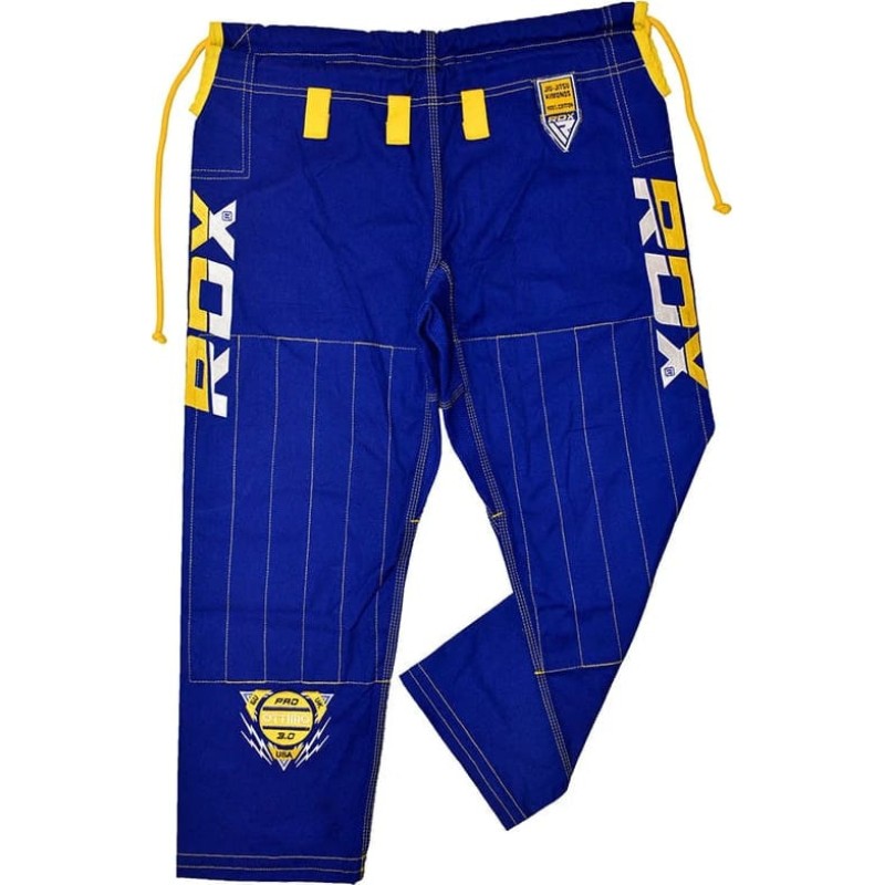Костюм для бразильського джиу-джитсу RDX BRAZILIAN JIU-JITSU SUIT синій A0 (BJJ-S3U)