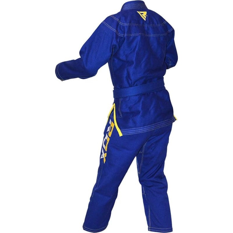 Костюм для бразильського джиу-джитсу RDX BRAZILIAN JIU-JITSU SUIT синій A0 (BJJ-S3U)