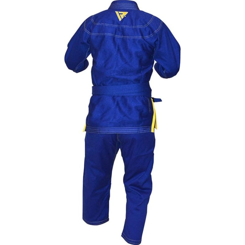 Костюм для бразильського джиу-джитсу RDX BRAZILIAN JIU-JITSU SUIT синій A0 (BJJ-S3U)