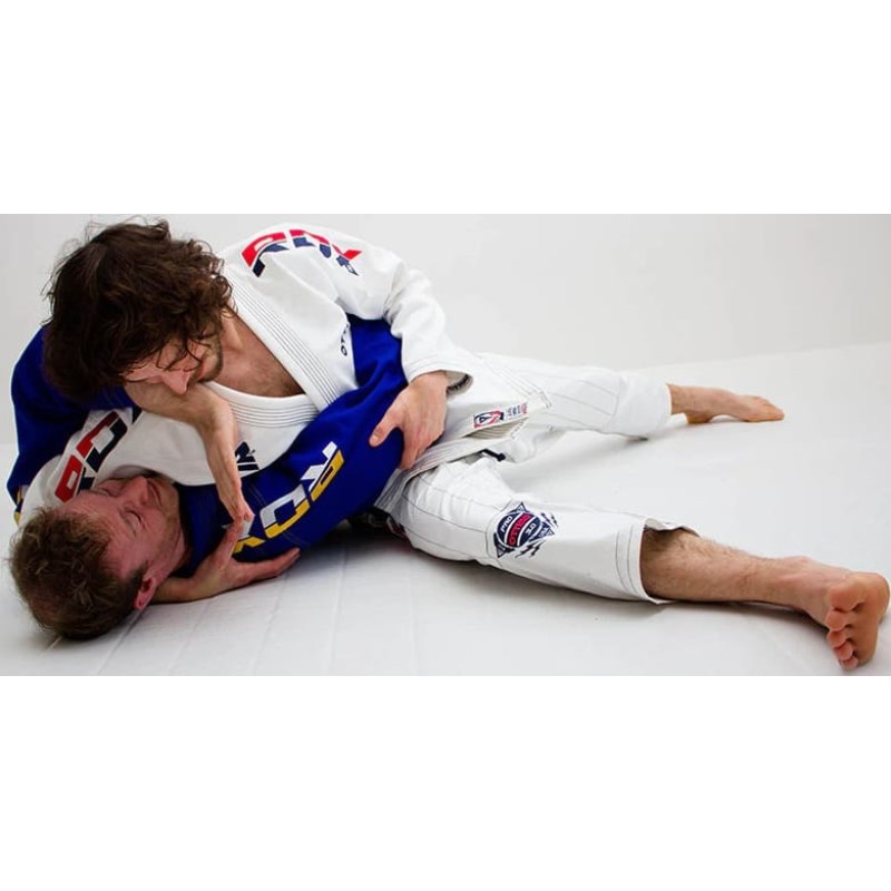Костюм для бразильського джиу-джитсу RDX BRAZILIAN JIU-JITSU SUIT білий A2 (BJJ-S2W)