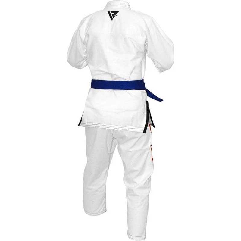 Костюм для бразильського джиу-джитсу RDX BRAZILIAN JIU-JITSU SUIT білий A0 (BJJ-S2W)
