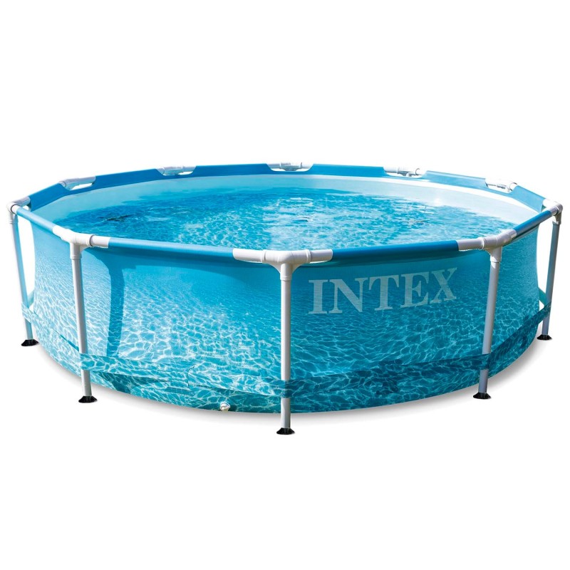 Басейн каркасний INTEX 28206 305 х 76 см, морський принт