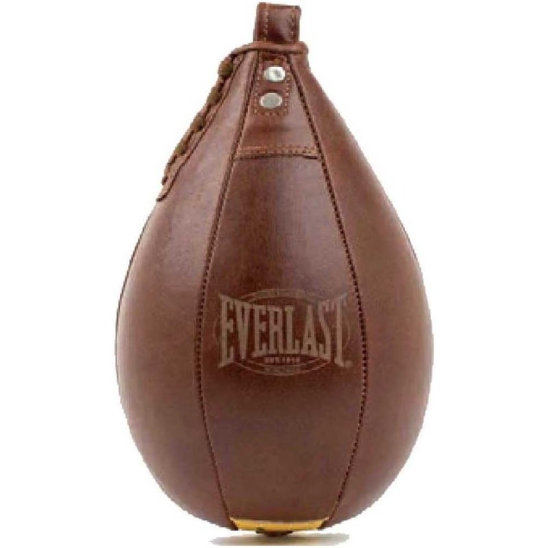 Боксерська груша Everlast 1910 SPEED BAG коричневий 15x23 см (P00002699)