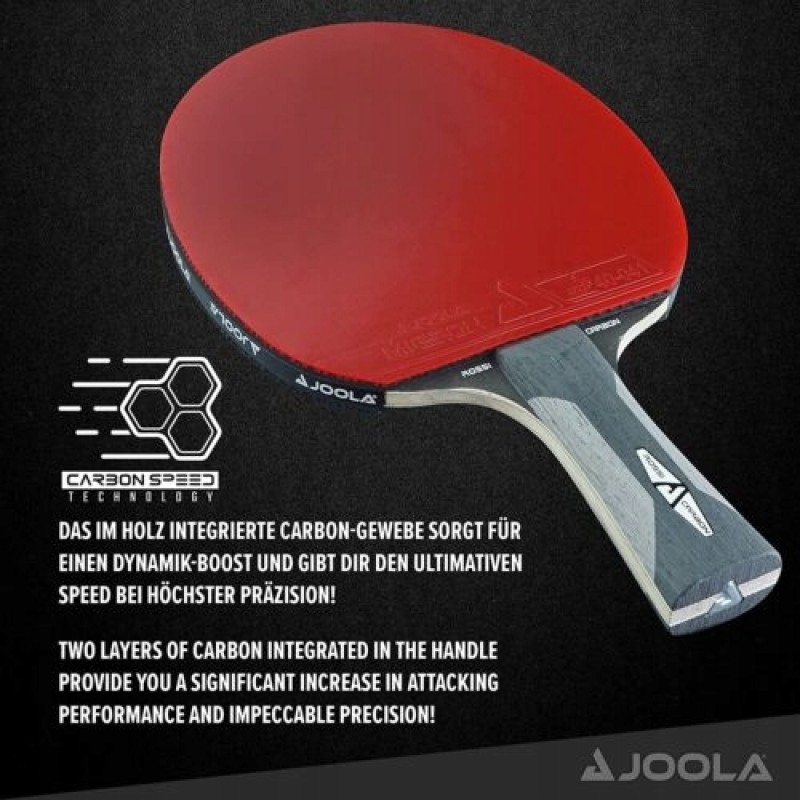 Ракетка для настільного тенісу Joola Rosskopf Carbon + чохол + 3 м'ячика