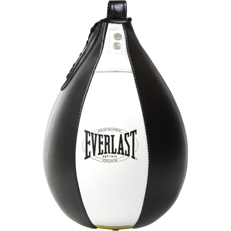 Боксерська груша Everlast 1910 SPEED BAG чорний, білий 22,5 x 15 см (P00002114)