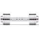 Гантель регульована Adidas Adjustable Chrome Dumbbell сріблястий 1-5 кг