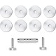 Гантель регульована Adidas Adjustable Chrome Dumbbell сріблястий 1-5 кг