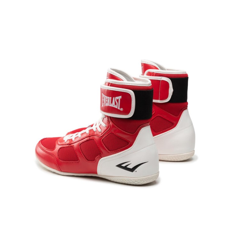 Боксерки Everlast RING BLING червоний, білий Чол 44(US 10/ 29см)