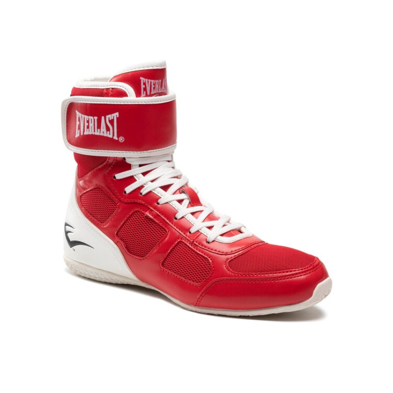 Боксерки Everlast RING BLING червоний, білий Чол 44(US 10/ 29см)