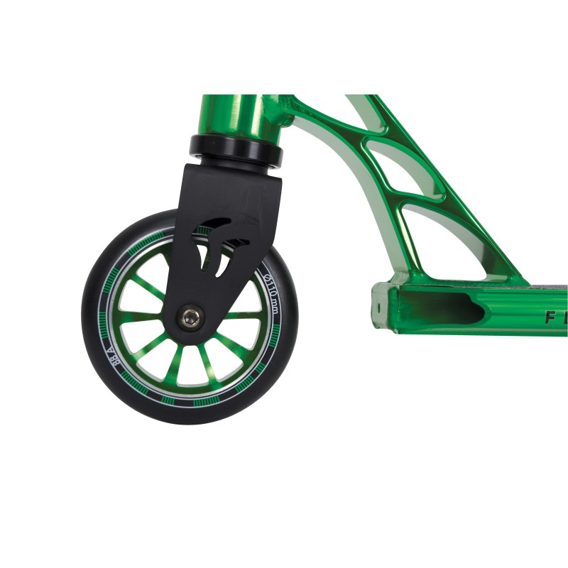 Самокат трюковий Schildkröt Flipwhip Hydro Green (2021v) чорно-зелений Уні Max:100 кг