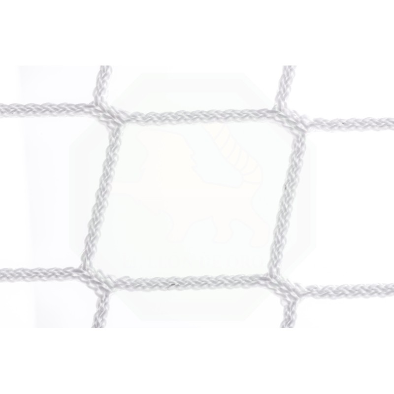 Футбольна сітка 5х2x0,8x1,5м. (Юніорська), шнур 3-3,5мм. (PP, white) "El Leon De Oro" 12443080000