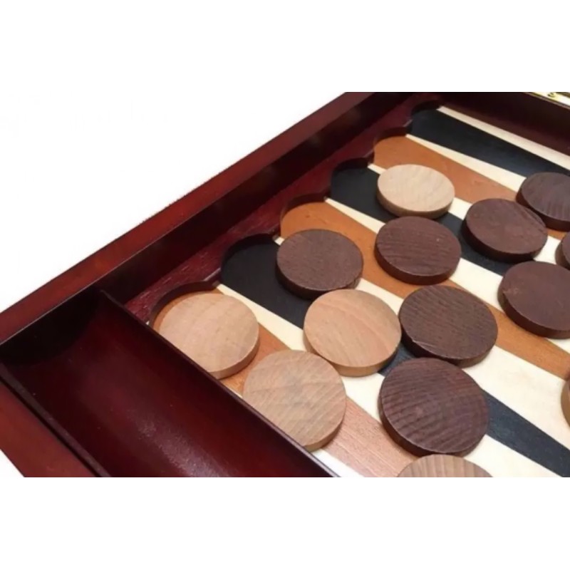 Нарди Madon BACKGAMMON DUZE чорний, коричневий, бежевий Уні 48х57 см