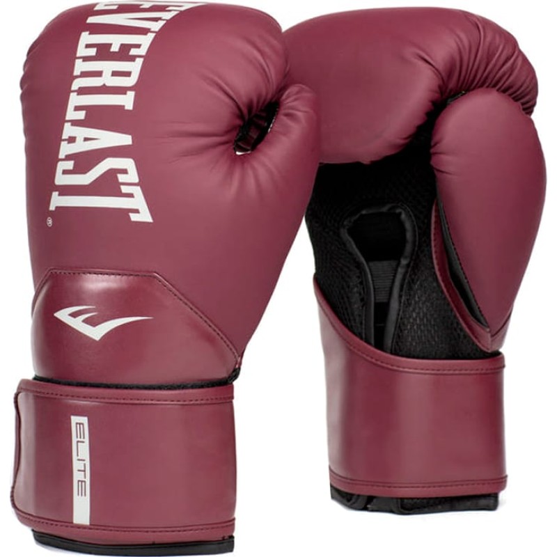 Боксерські рукавиці Everlast ELITE 2 BOXING GLOVES бордовий 10 унцій (P00003300)