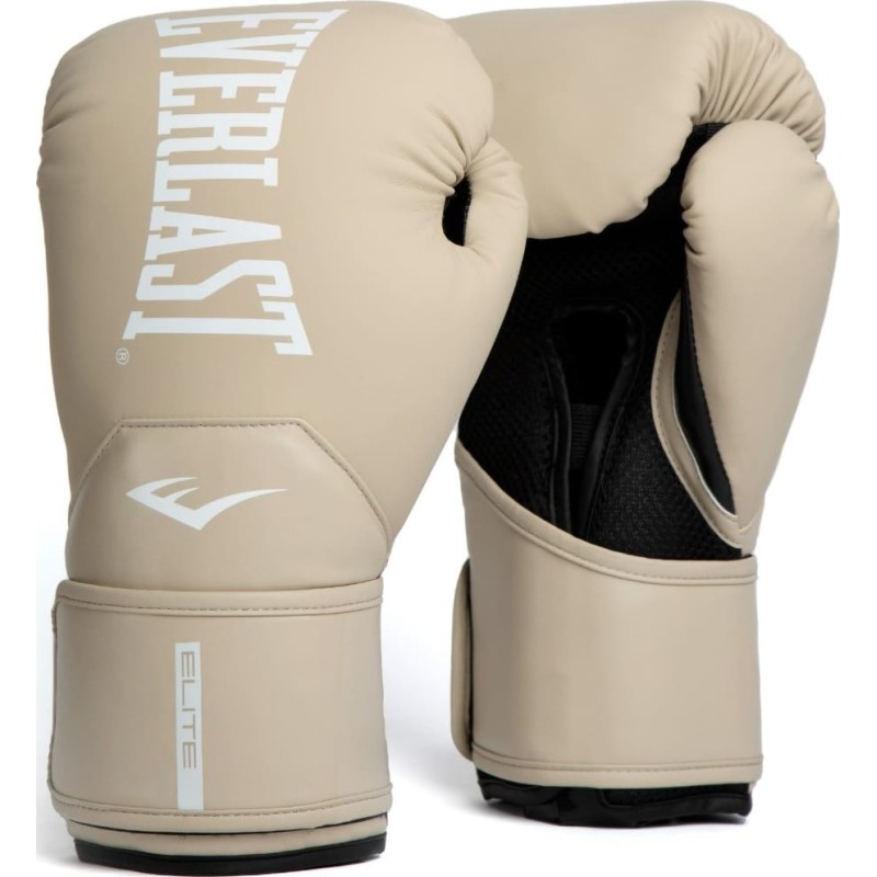 Боксерські рукавиці Everlast ELITE 2 BOXING GLOVES бежевий 14 унцій (P00003317)