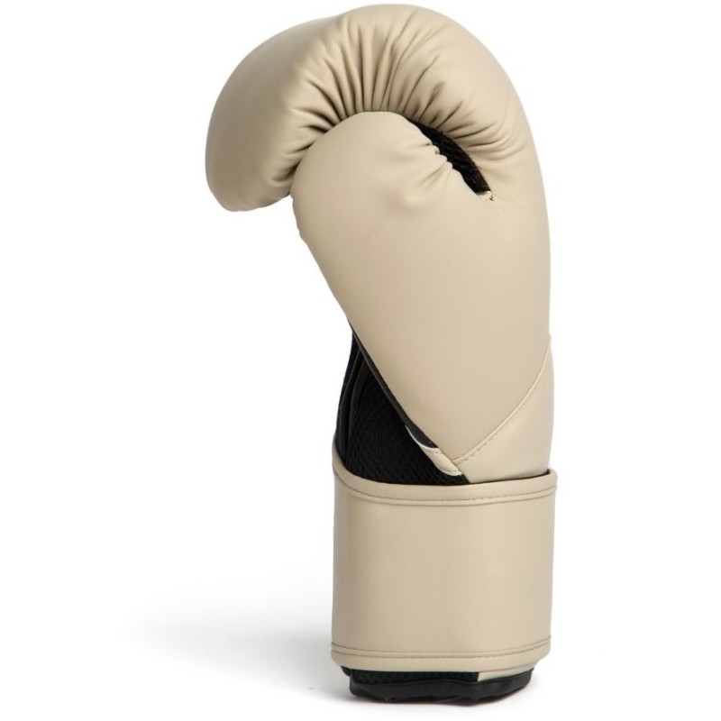 Боксерські рукавиці Everlast ELITE 2 BOXING GLOVES бежевий, чорний Уні 10 унцій