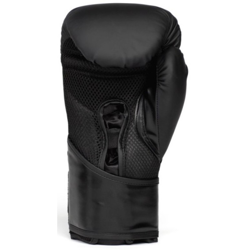 Боксерські рукавиці Everlast ELITE 2 BOXING GLOVES чорний, золотий Уні 16 унцій