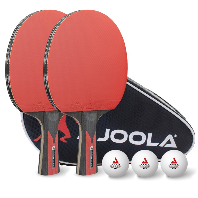 Набір для настільного тенісу Joola Carbon TT-SET DUO Carbon 2 ракетки + 3 м'ячі