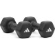 Гантелі Adidas Dumbbells чорний 5 кг