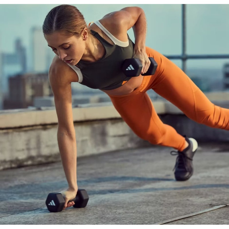 Гантелі Adidas Dumbbells чорний 5 кг