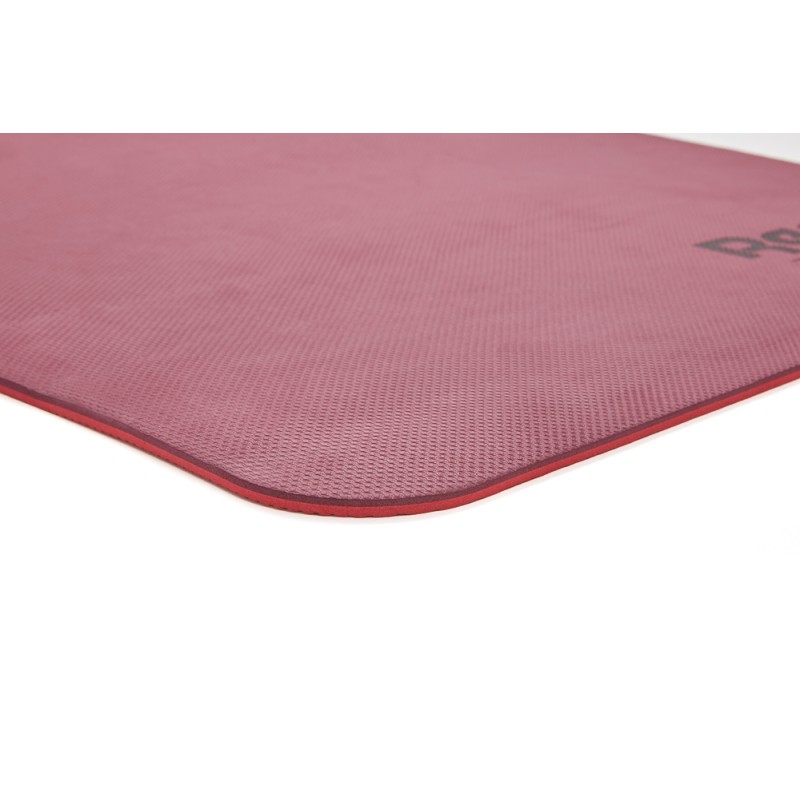 Двосторонній килимок для йоги Reebok Double Sided Yoga Mat червоний Уні 176 х 61 х 0,6 см