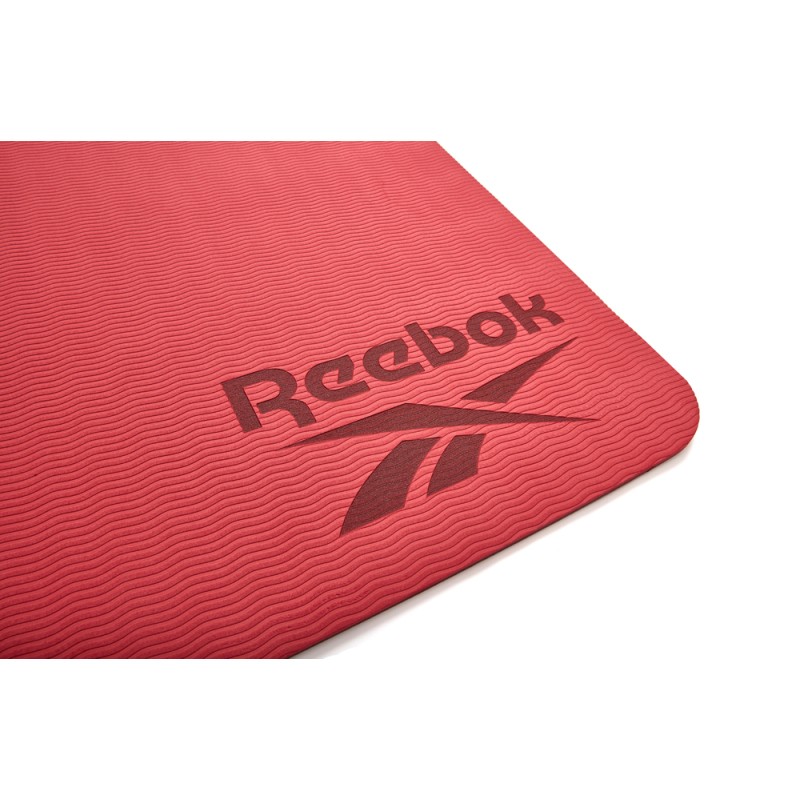 Двосторонній килимок для йоги Reebok Double Sided Yoga Mat червоний Уні 176 х 61 х 0,6 см