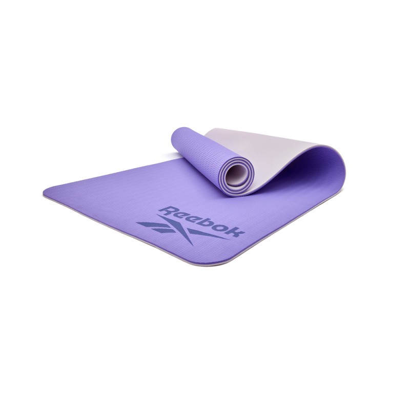 Двосторонній килимок для йоги Reebok Double Sided Yoga Mat фіолетовий Уні 176 х 61 х 0,6 см