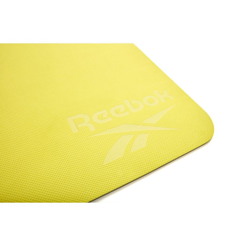 Двосторонній килимок для йоги Reebok Double Sided Yoga Mat зелений Уні 176 х 61 х 0,6 см