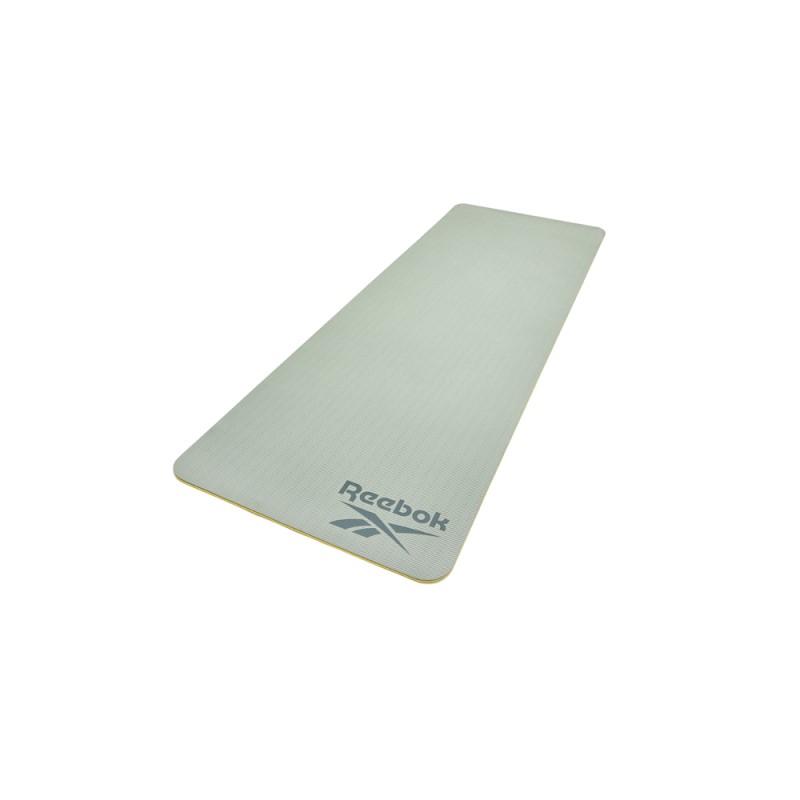 Двосторонній килимок для йоги Reebok Double Sided Yoga Mat зелений Уні 176 х 61 х 0,6 см