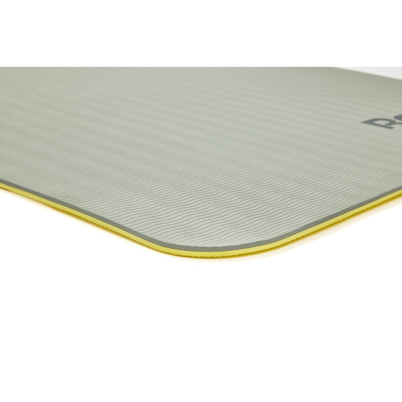 Двосторонній килимок для йоги Reebok Double Sided Yoga Mat зелений Уні 176 х 61 х 0,6 см