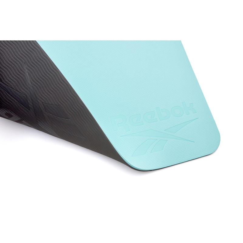 Двосторонній килимок для йоги Reebok Double Sided Yoga Mat синій Уні 176 х 61 х 0,6 см
