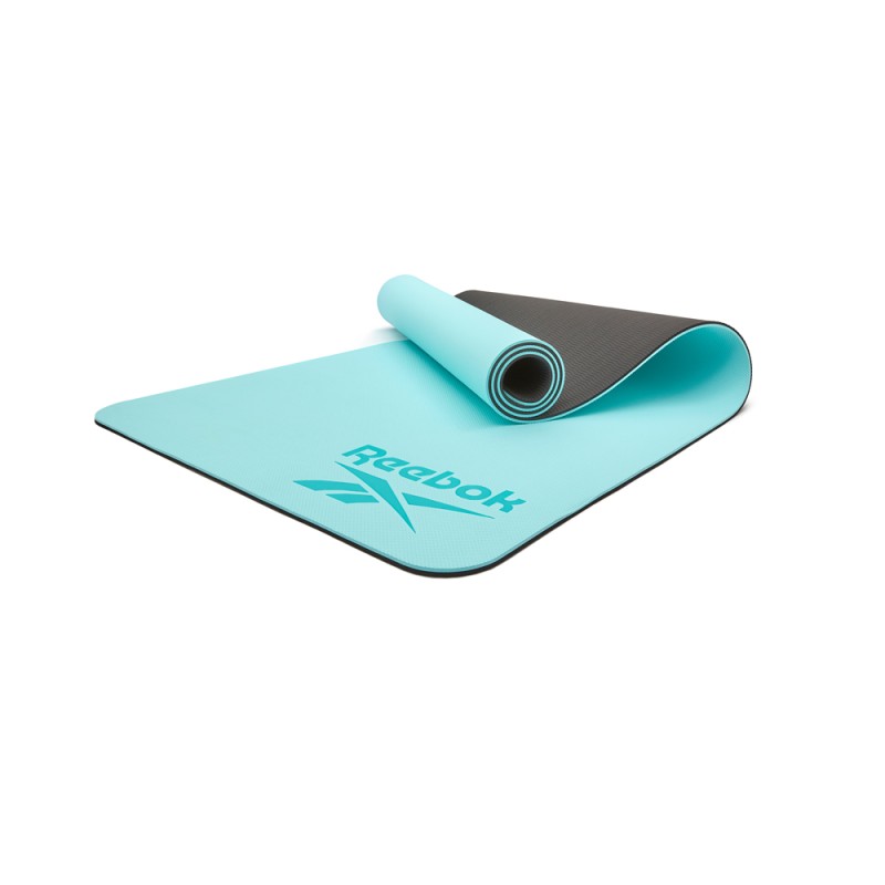 Двосторонній килимок для йоги Reebok Double Sided Yoga Mat синій Уні 176 х 61 х 0,6 см