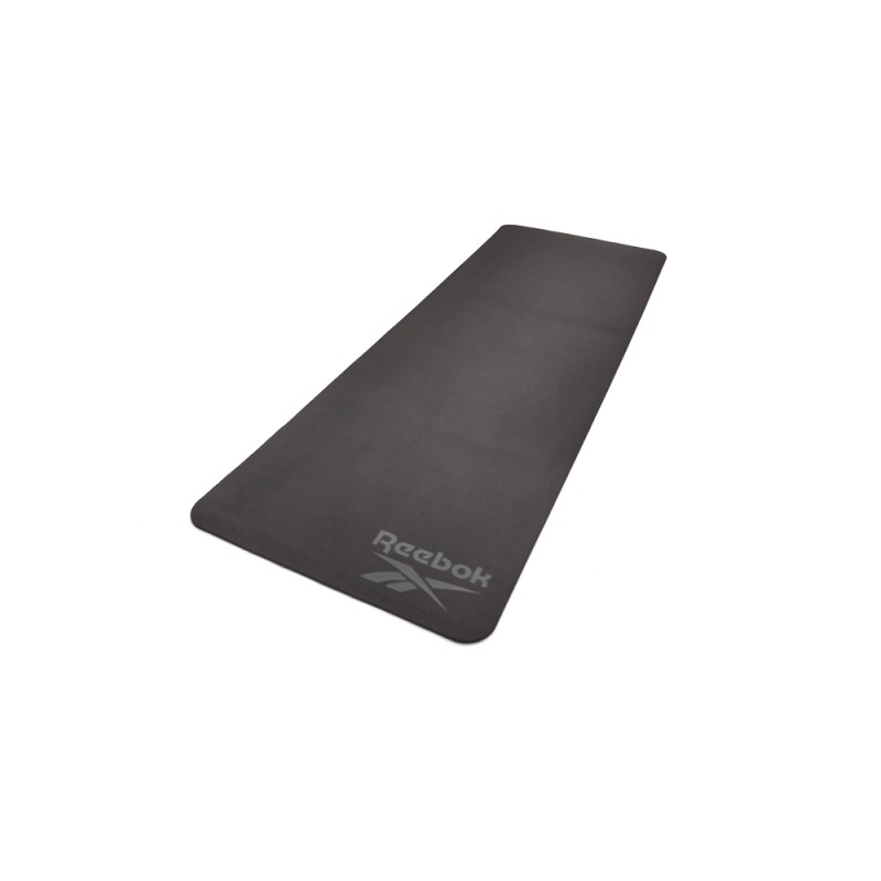 Двосторонній килимок для йоги Reebok Double Sided Yoga Mat чорний, сірий Уні 176 х 61 х 0,6 см